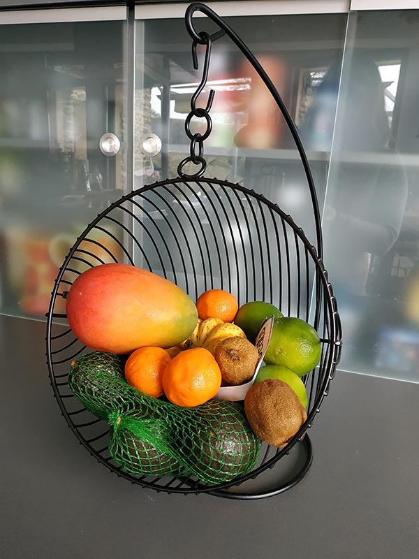 Corbeille à fruits suspendue industrielle VENDU